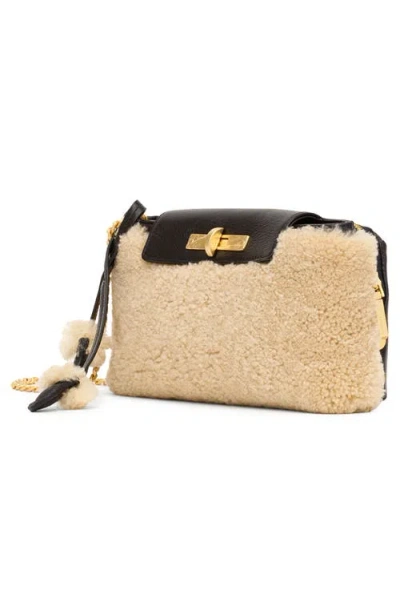 Hammitt Small Genuine Shearling Crossbody Bag