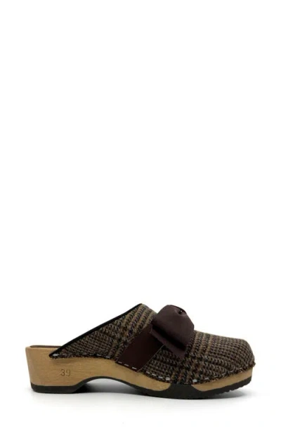 Kunsten Embla Bow Clog In Multi