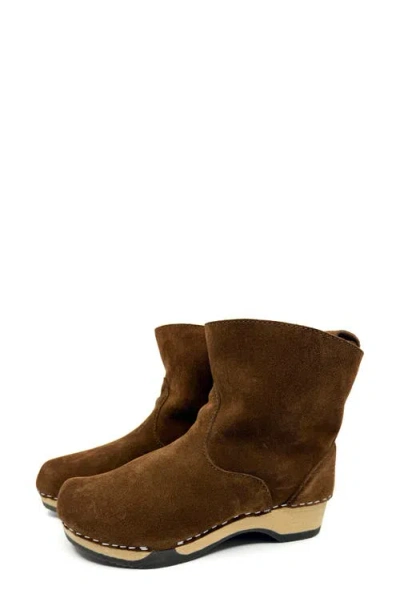 Kunsten Holly Genuine Shearling Boot In Brown