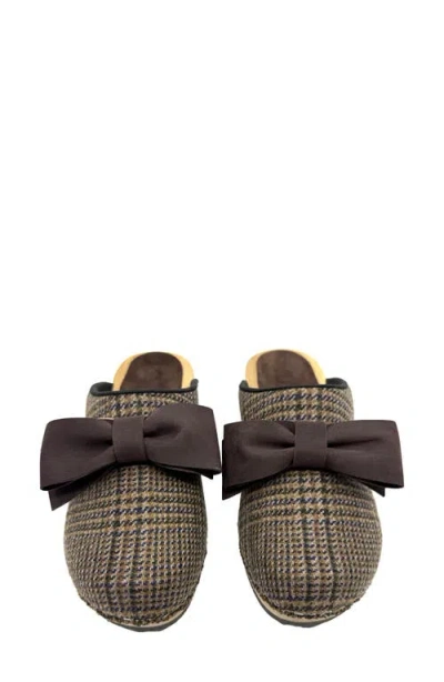 Kunsten Embla Bow Clog In Multi