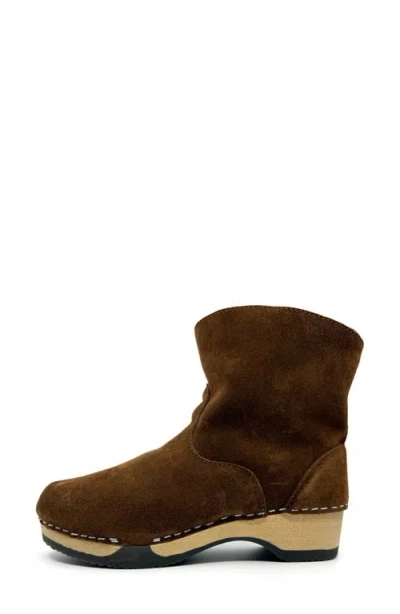 Kunsten Holly Genuine Shearling Boot In Brown