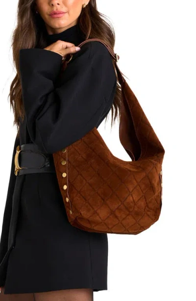 Hammitt Tom Suede Shoulder Bag