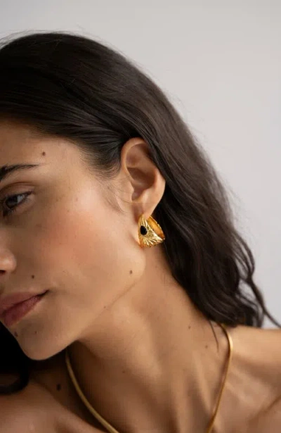 Sereia Official Dolce Oversized Earrings In Gold