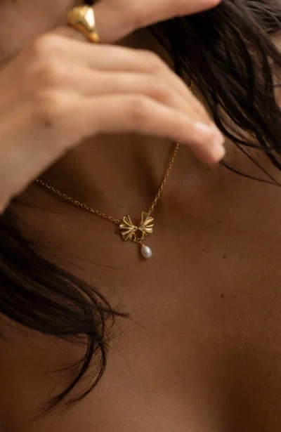 Sereia Official Simone Necklace In Gold