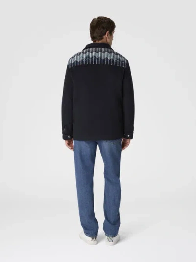 Missoni Field Jacket With Zigzag Pattern In Multi