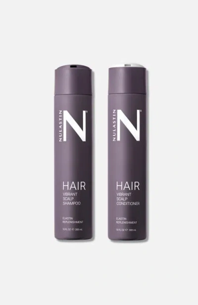 Nulastin Vibrant Scalp Shampoo + Conditioner Duo In Purple