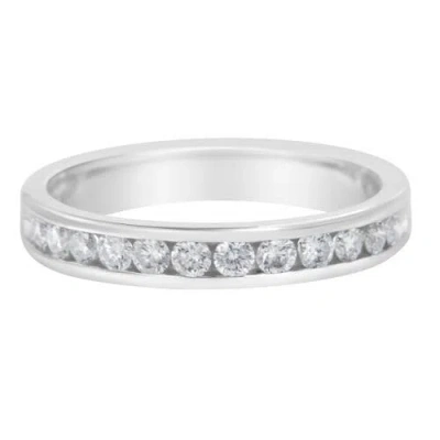 Haus Of Brilliance 14k White Gold 1/2 Cttw Diamond Band Ring In White
