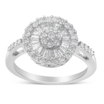 Haus Of Brilliance 10kt White Gold 1.0 Cttw Diamond Cocktail Ring In White