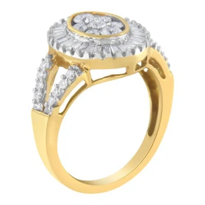 Haus Of Brilliance 10kt Yellow Gold 1.0 Cttw Diamond Cocktail Ring In Yellow