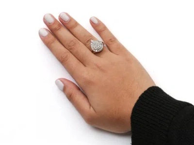 Haus Of Brilliance 10k Yellow Gold 1 Cttw Diamond Ballerina Cluster Ring In Yellow