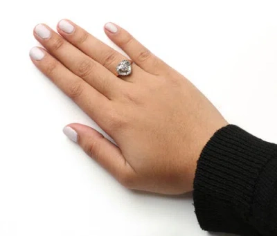 Haus Of Brilliance 10k Yellow Gold 1/4 Cttw Round And Baguette Cut Diamond Heart Shape Ballerina Ring In Gold