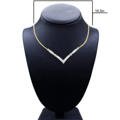 Haus Of Brilliance 14k 2.07 Ct. Tw. Diamond Statement Necklace In Gold