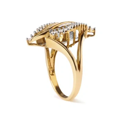Haus Of Brilliance 10k Yellow Gold 1/2 Cttw Diamond Cocktail Ring In Yellow