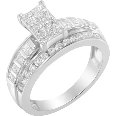 Haus Of Brilliance 10kt White Gold 1.0 Cttw Diamond Composite Ring In White