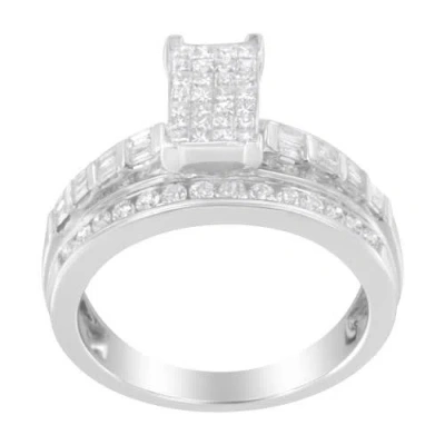 Haus Of Brilliance 10kt White Gold 1.0 Cttw Diamond Composite Ring In White