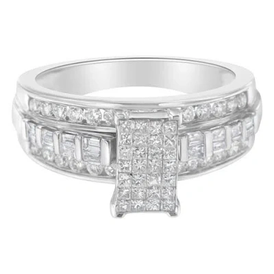 Haus Of Brilliance 10kt White Gold 1.0 Cttw Diamond Composite Ring In White