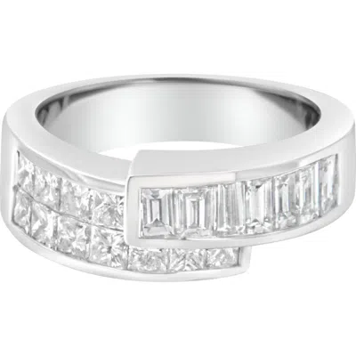 Haus Of Brilliance 14k White Gold 2.0 Cttw Diamond Bypass Ring Band In White