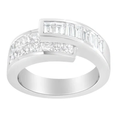 Haus Of Brilliance 14k White Gold 2.0 Cttw Diamond Bypass Ring Band In White