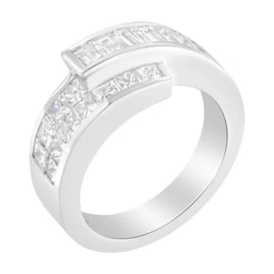 Haus Of Brilliance 14k White Gold 2.0 Cttw Diamond Bypass Ring Band In White