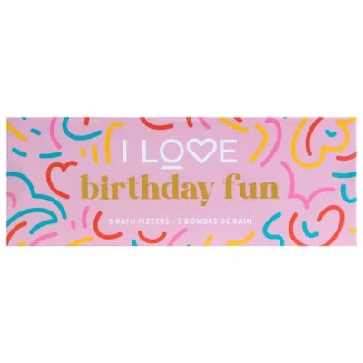 I Love Cosmetics Bath Fizzer Pack- 3 X 5.30 oz Bath Bombs In Multi