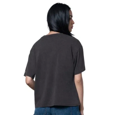 Starter Heather Black Pittsburgh Steelers Oversized Hall Of Fame T-shirt In Black