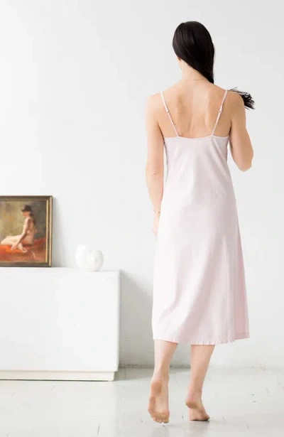 Salua Alma Midi Chemise In Pink