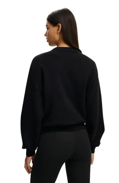 Cotton On Body Active Slouchy Knit Sweater In Black