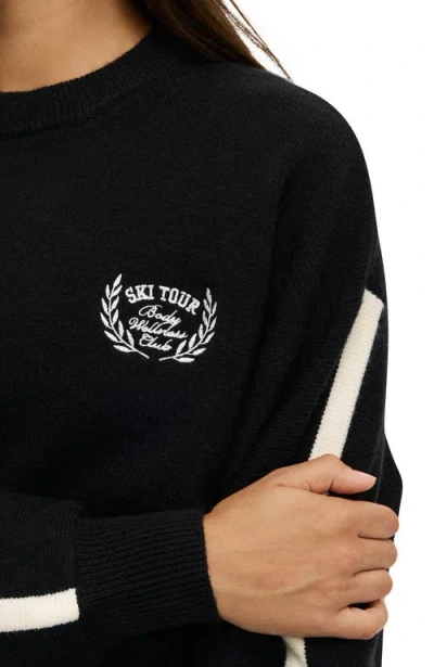 Cotton On Body Active Slouchy Knit Sweater In Black