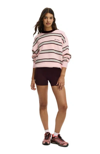 Cotton On Body Active Slouchy Knit Sweater In Pink