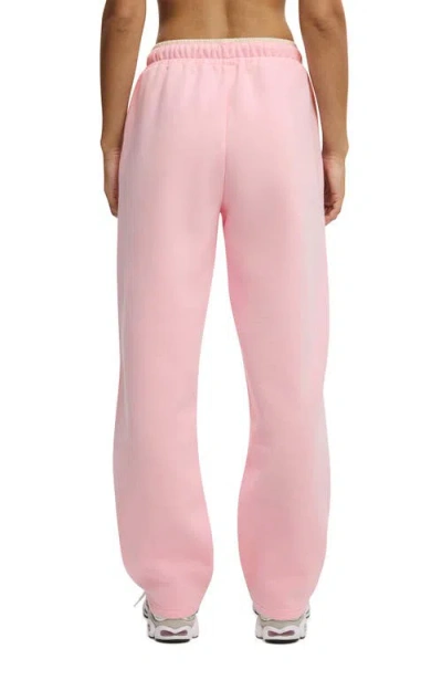 Cotton On Body Active Plush Double Waistband Sweatpant In Red