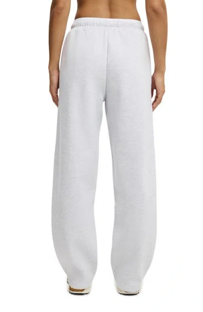 Cotton On Body Active Plush Double Waistband Sweatpant In White