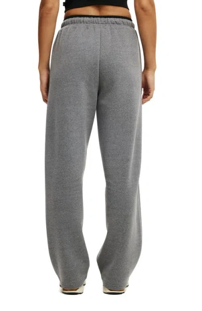 Cotton On Body Active Plush Double Waistband Sweatpant In Gray