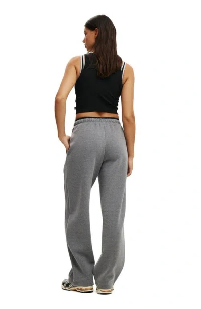 Cotton On Body Active Plush Double Waistband Sweatpant In Gray