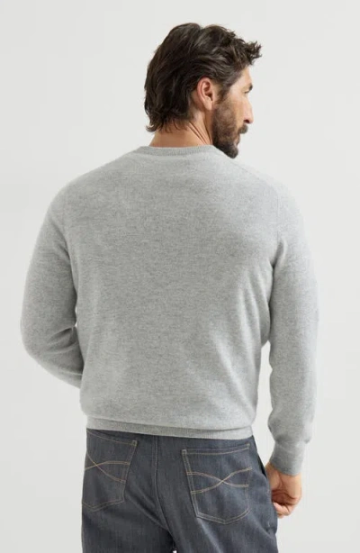 Brunello Cucinelli Cashmere Sweater In Gray
