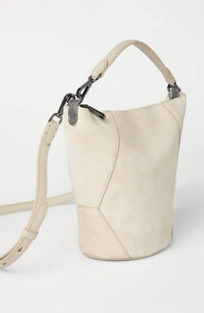 Brunello Cucinelli Bc Duo Bucket Bag In White