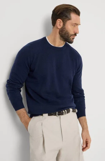 Brunello Cucinelli Cashmere Sweater In Blue
