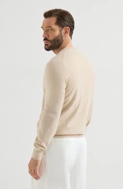 Brunello Cucinelli Cashmere Sweater In Neutral