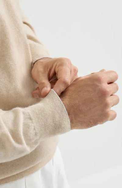 Brunello Cucinelli Cashmere Sweater In Neutral