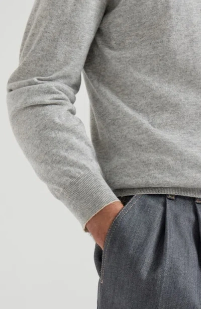 Brunello Cucinelli Cashmere Sweater In Gray