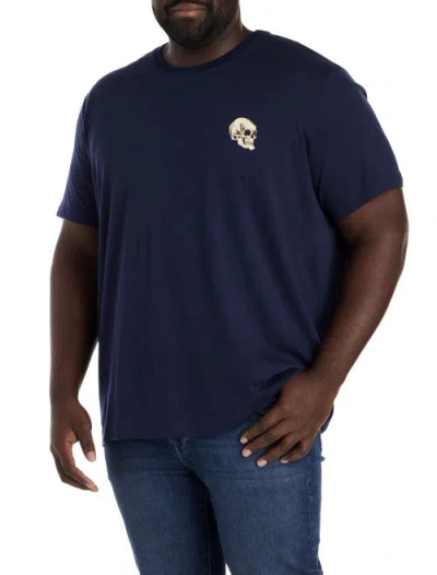 Robert Graham Dxl Big & Tall Flask Graphic Tee In Blue