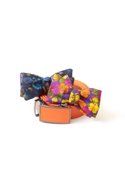 Beau Ties Of Vermont Hibiscus Garden Bow Tie