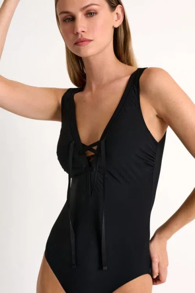 Shan One-piece Bathing Suit In Black