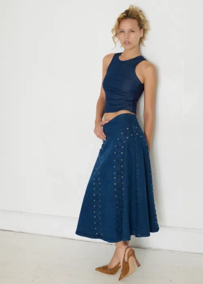 Tt Studios Jan Skirt In Blue