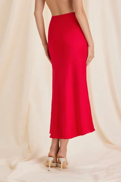 Scarlett Gasque Starlet Skirt In Red