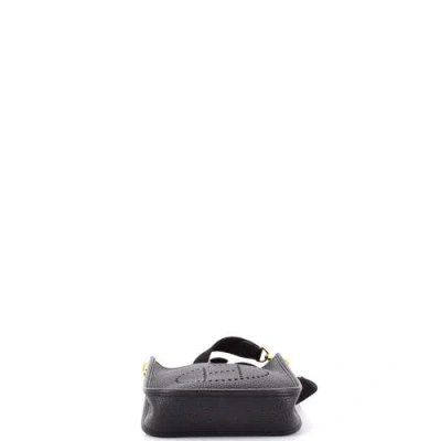 Pre-owned Hermes  Hermes Evelyne Bag Gen Iii Clemence Tpm In Black