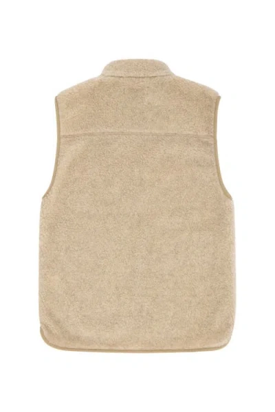 Amundsen Heroes Wool Fleece Vest Womens In Neutral