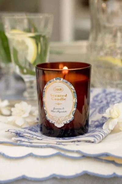 Sabon Candle Cotton Flowers & Sage 180gr In Brown