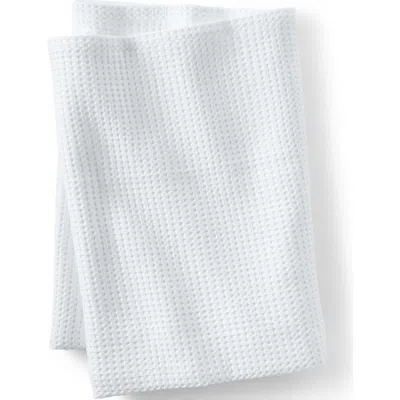 Lands' End Organic Cotton Blanket In White