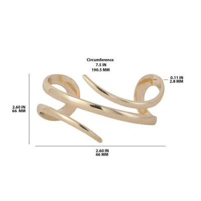 Bcbg Spiral Wrap Cuff Bracelet In Gold