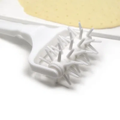 Norpro Dough Docker For Pastry Or Pizza Dough, White In White